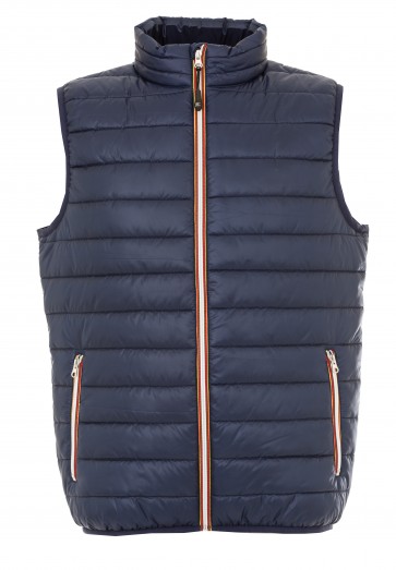 GILET-WORMS- IMBOTTITO NYLON MORBIDO LUCIDO IMPERMEABILE