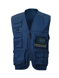 GILET- 450 - SPORT MULTITASCHE POLY/COT.