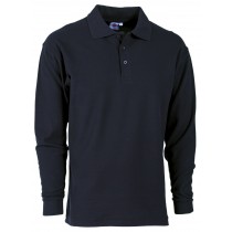 POLO -30050U- MANICA LUNGA COTONE 100% 200 GR/MQ 3 BOTTONI