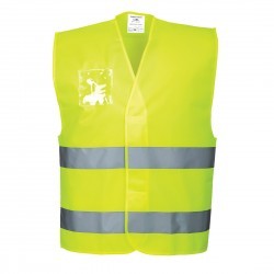 GILET -C475- ALTA VISIBILITA' CON PORTA BADGE